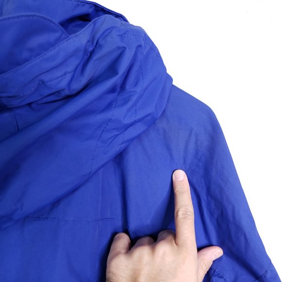 32 Degree Heat Performance Men's 2XL Hydro-Tech Full Zip Rain Shell Jacket Blue - Picture 10 of 11